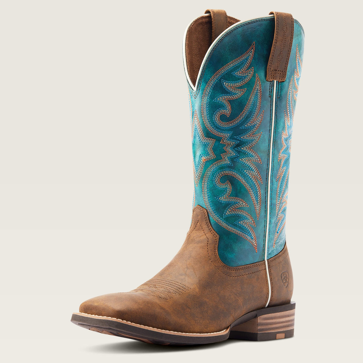 Ariat MNS Ricochet Aged Tan/Teal Boots