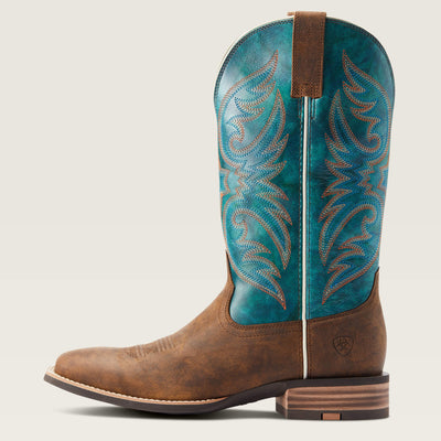 Ariat MNS Ricochet Aged Tan/Teal Boots