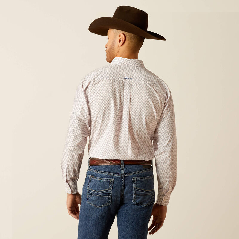 Ariat MNS Talbott Classic Fit Long Sleeve White 10052617