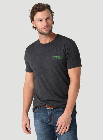 Wrangler 112325751 Caviar Heather Tee