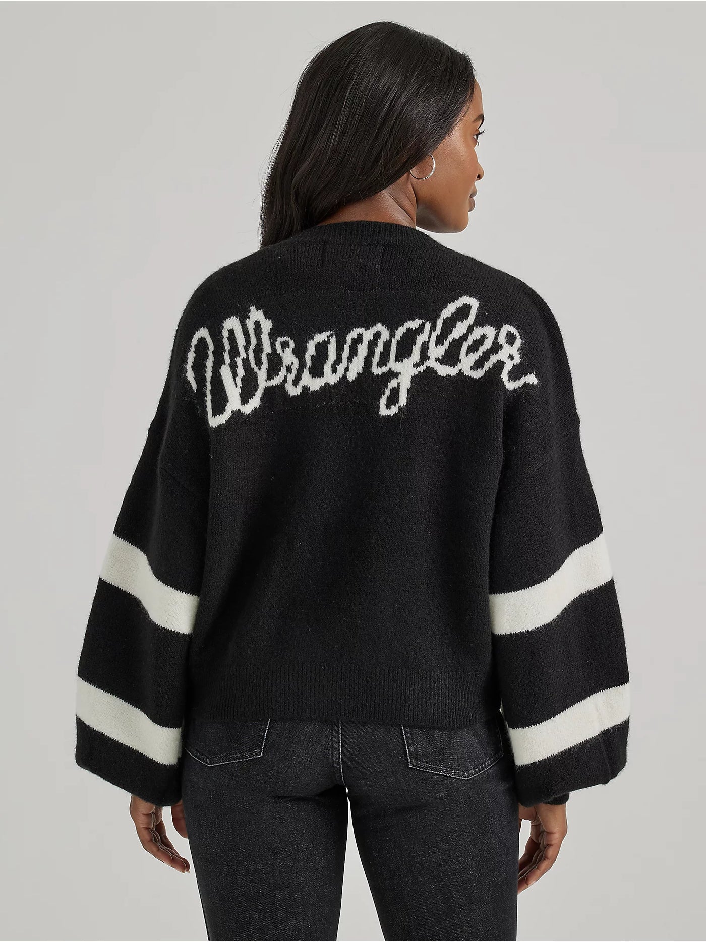 Wrangler Logo WMS Blouson Sleeve Cardigan Black 112356700