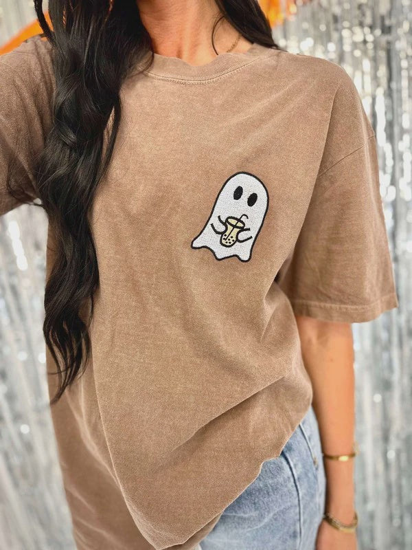 Ghost Coffee Pocket Tee