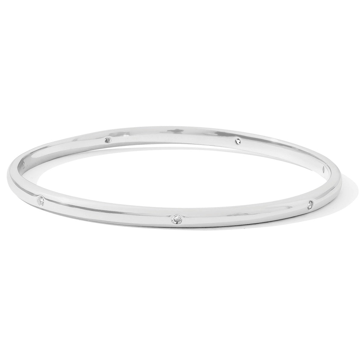 Cubic Zicronia Accented Bangle B7754