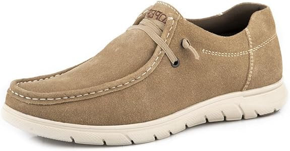 Roper Tan Cliff Suede Shoe