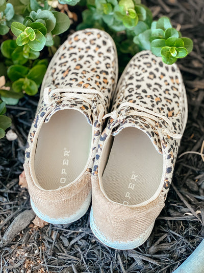 Roper Eva Tan Leopard Moc