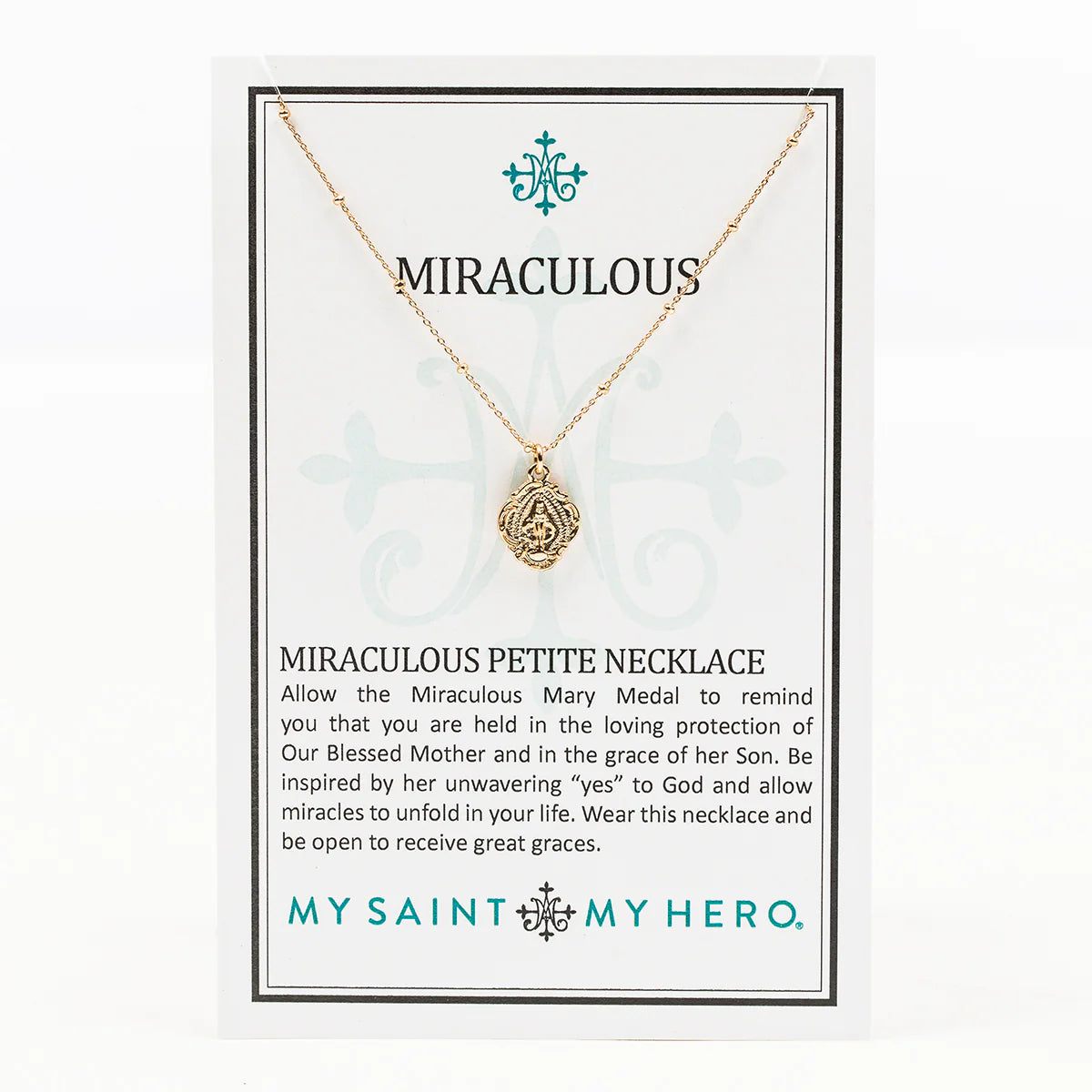 Miraculous Petite Necklace by My Saint My Hero