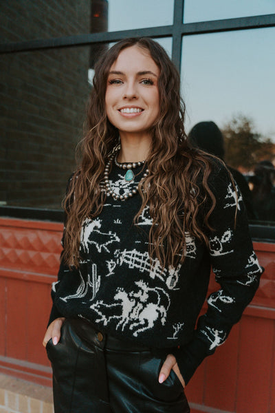 Black Rancho Freeman Sweater