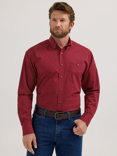 Wrangler MNS Classic Long Sleeve Red 112355332