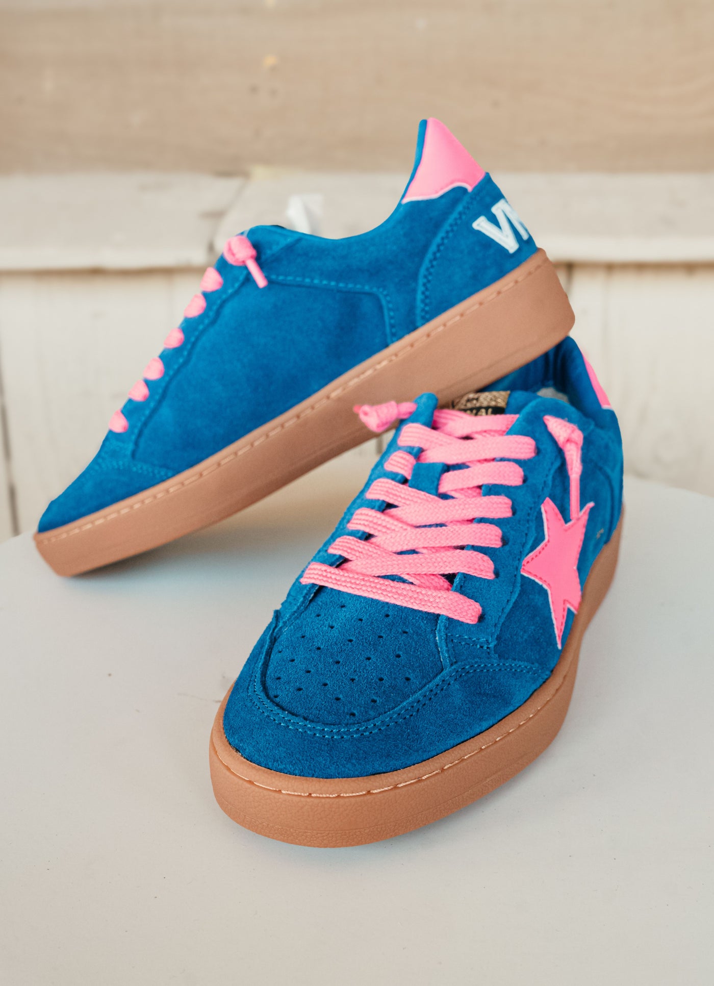 Denisse 45 Electric Blue/Pink