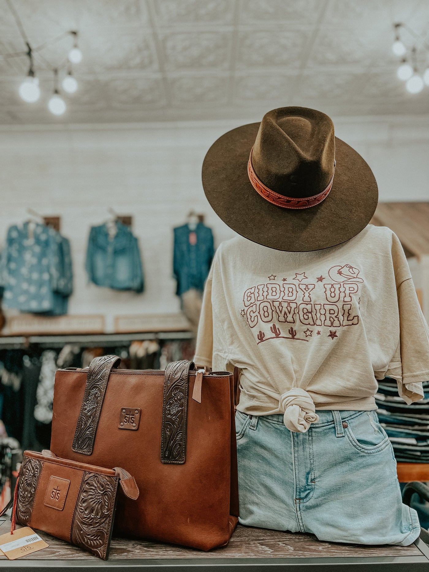 Giddy Up Cowgirl Oversized Tee