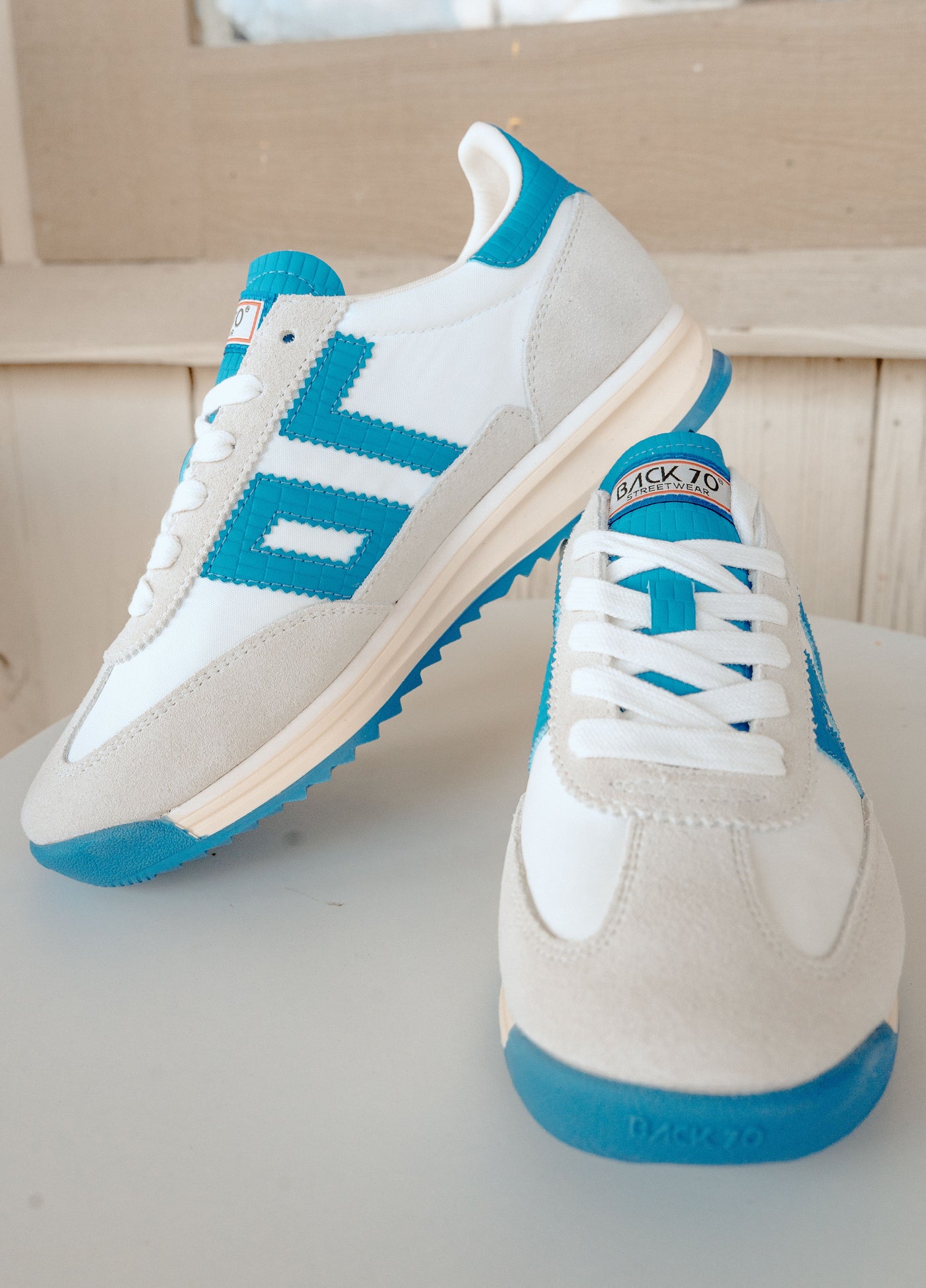 Barkley Jogger White French Blue