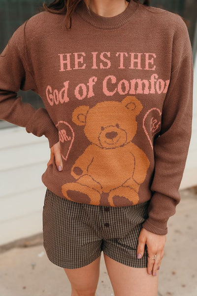 God of Comfort Jacquard Sweater