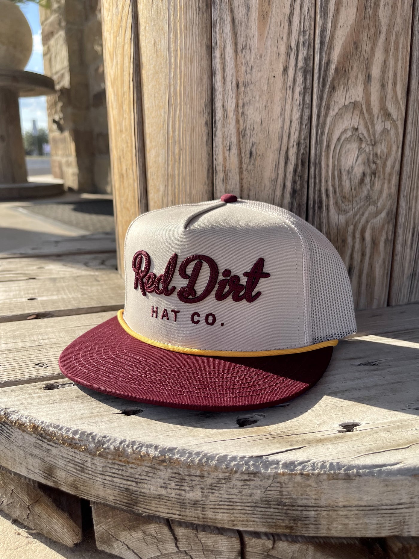 Cowboy Roy Maroon/Khaki Cap RDHC-456