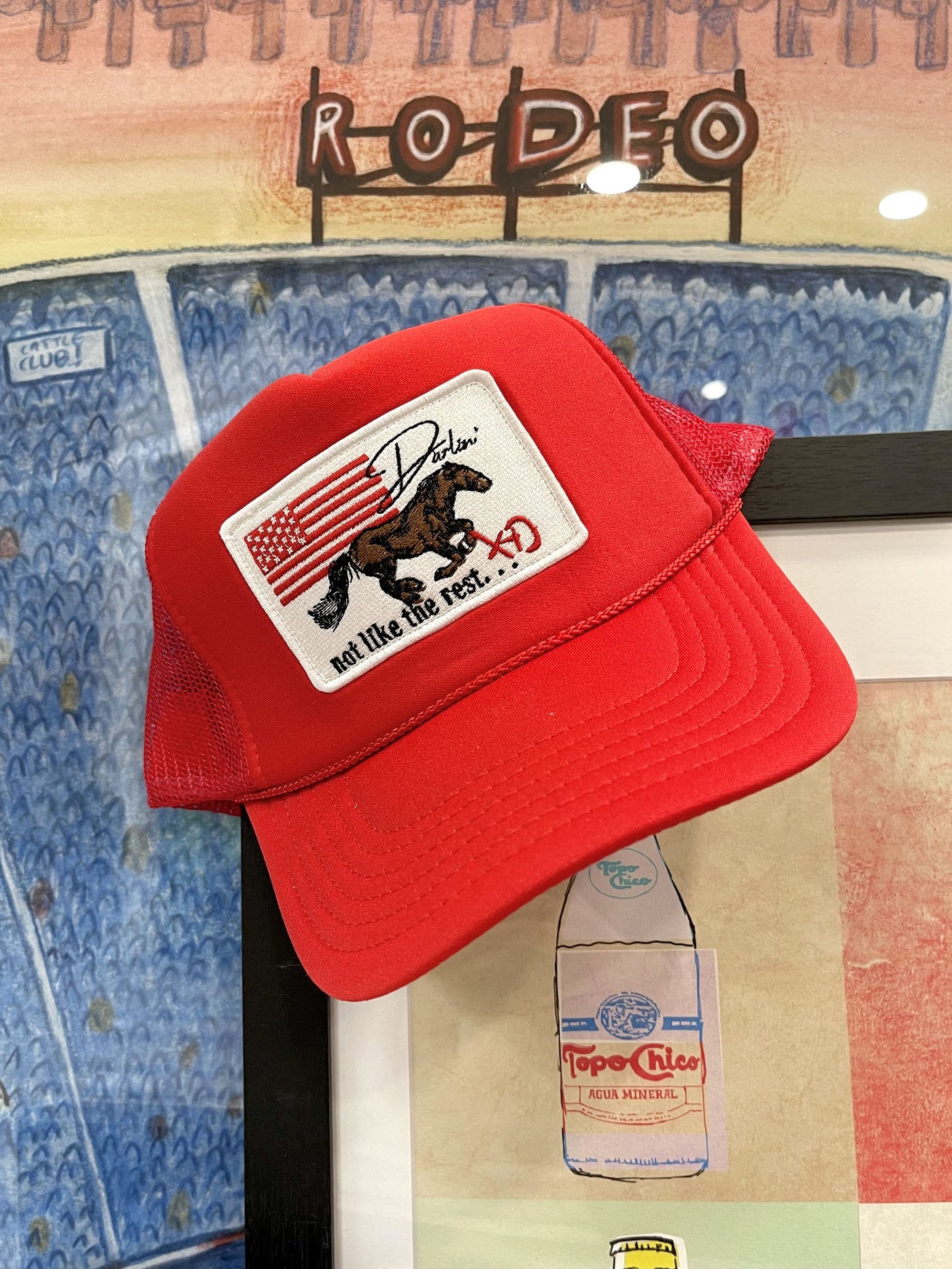 Darlin Red Trucker Hat