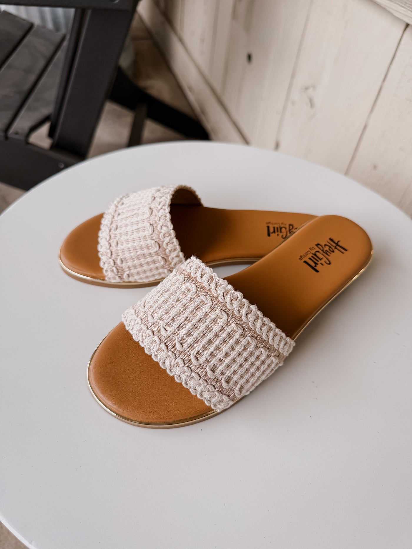 Here For a Good Time Ivory Sandal