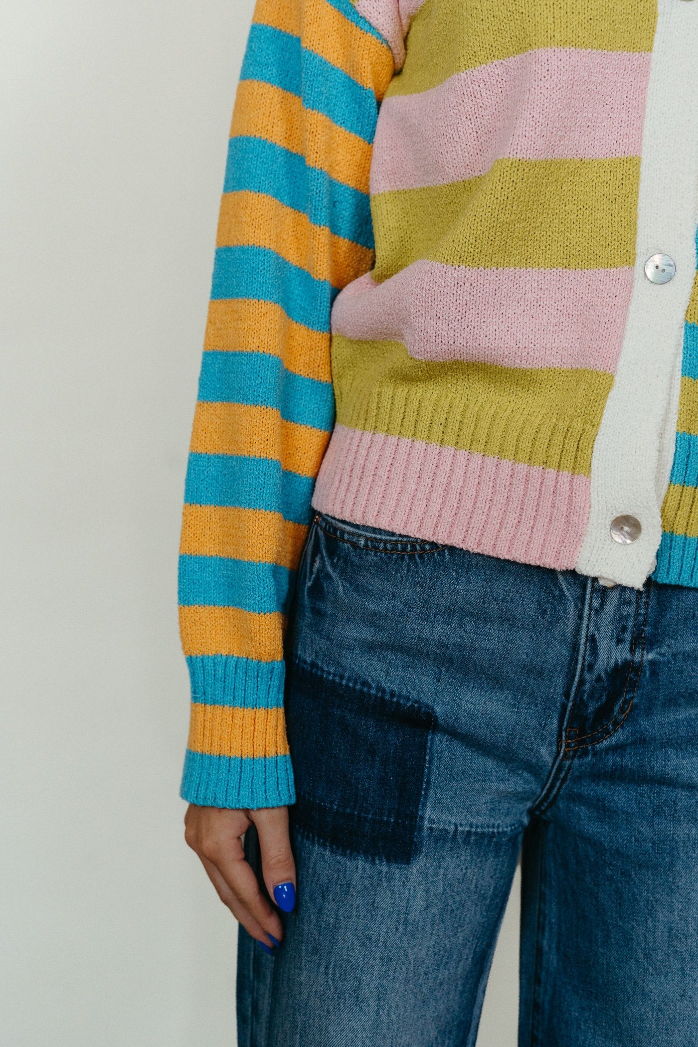 Flavia Multi Stripe Sweater 3232EK