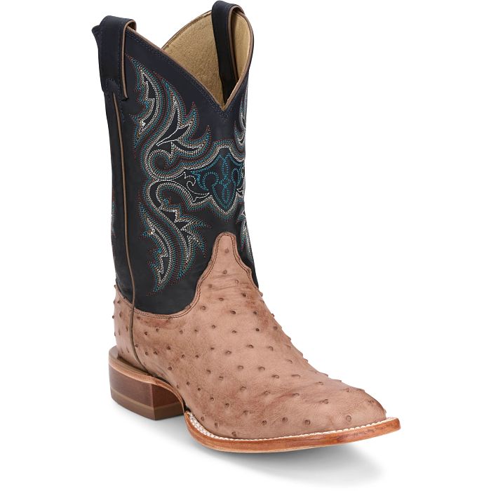 Justin MNS Moseley Ostrich Boots JE5172