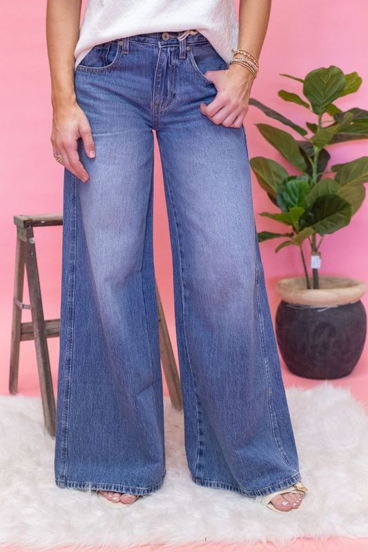 Mid Rise Super Wide Jean KC8731M