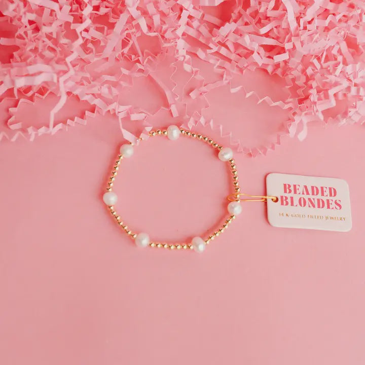 Kate Pearl Bracelet Gold