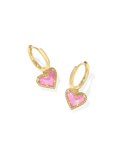 Kendra Scott Ari Heart Huggie Earring Gold