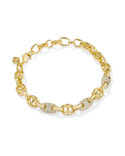 KS Bailey Pave Chain Bracelet