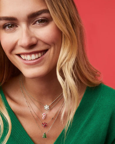 Kendra Scott Candy Cane Gold Necklace