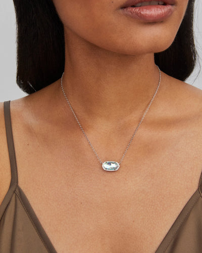 Kendra Scott Elisa Necklace Rhodium