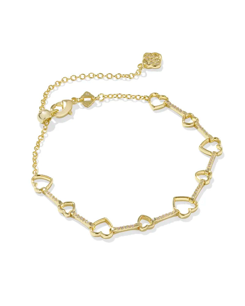 Haisley Heart Delicate Chain Bracelet