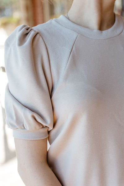 CT8936 Puff Sleeve Sweatshirt