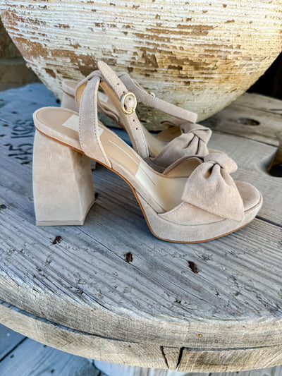 Pacie Camel Suede Heel