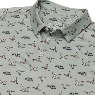 Burlebo Green Flying Ducks Performance Polo