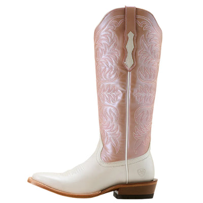 Ariat Women's Futurity Blanche Ivory Pearl/Pink Lavender Boot 10061327