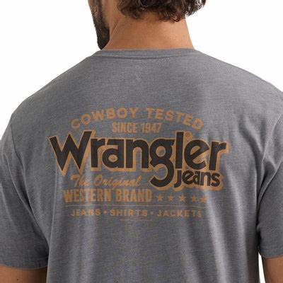 Wrangler 112350042 Grey WRG Original Tee