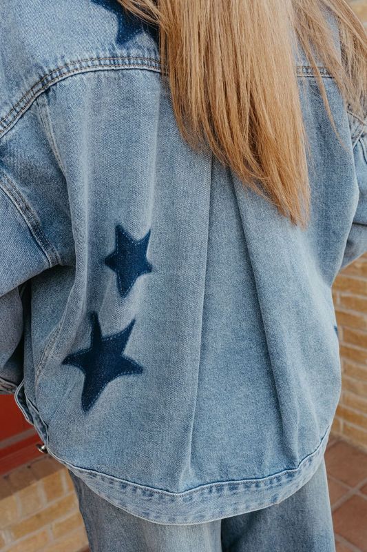 Mineral Washed Star Denim Jacket JH12503