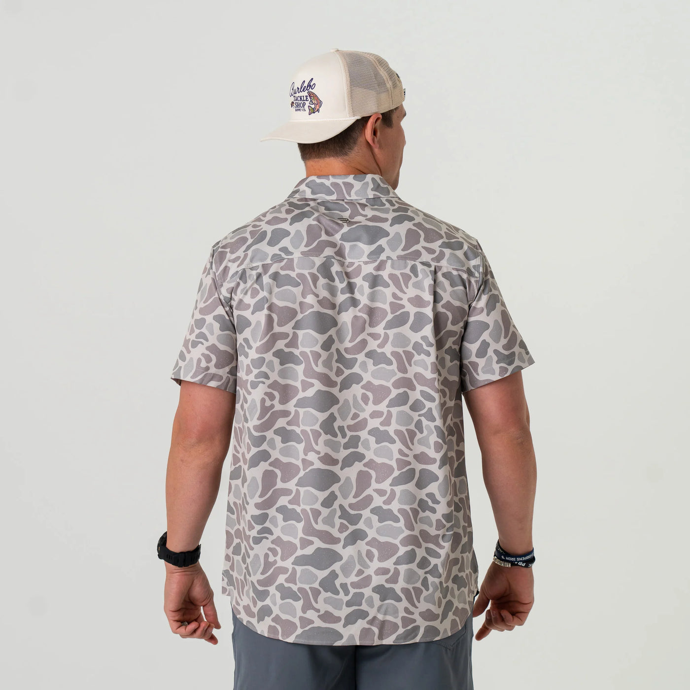 Burlebo Classic Deer Camo Button Up