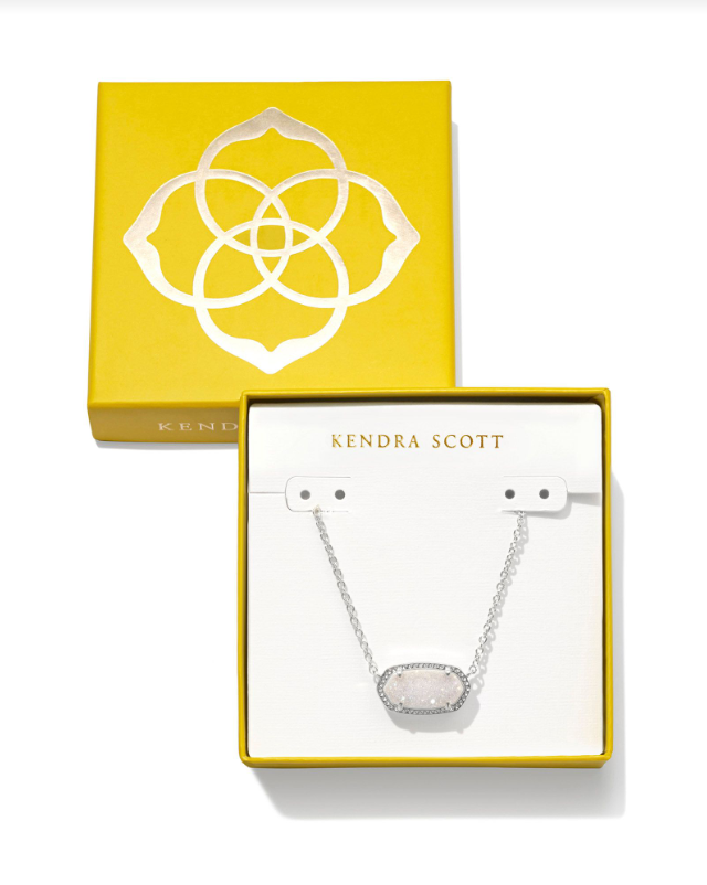 KS Boxed Elisa Pendant Necklace Rhodium