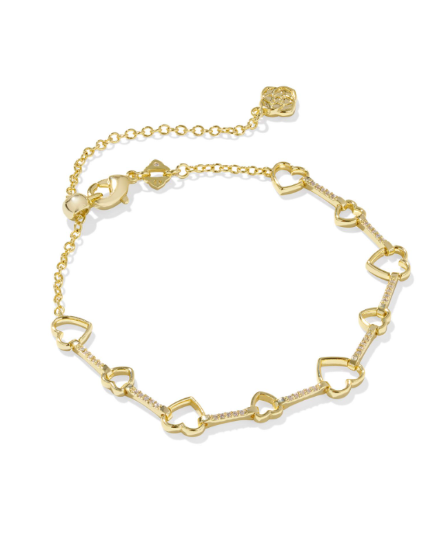 Haisley Heart Delicate Chain Bracelet