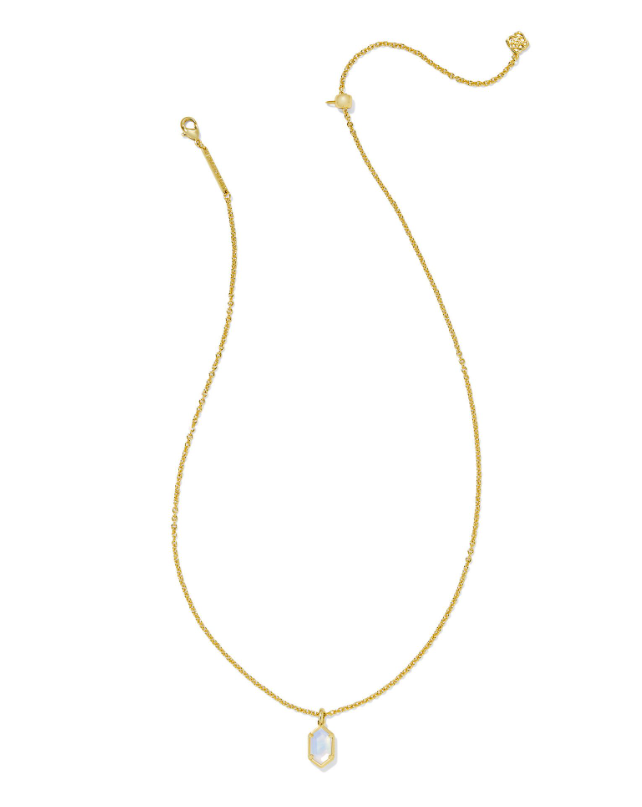 KS Hallie Short Pendant Gold Necklace