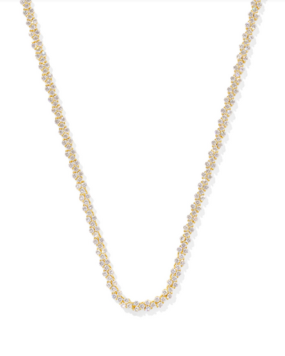 KS Emery Tennis Necklace Gold