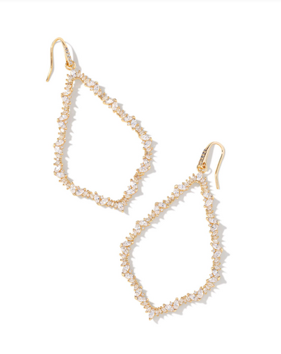 KS Sophee Crystal Open Frame Earring