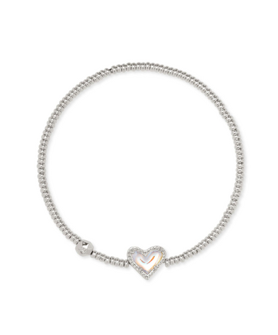 Kendra Scott Ari Heart Bracelet Rhodium