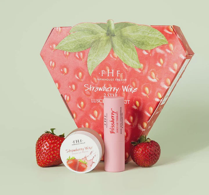 FHF Strawberry Wine 2-Step Lucious Lip Kit