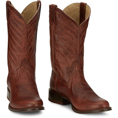 Tony Lama Cognac Lenado Western Boot DR3038