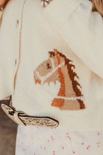 Ivory Equestrian Dream Cardigan 266-1786