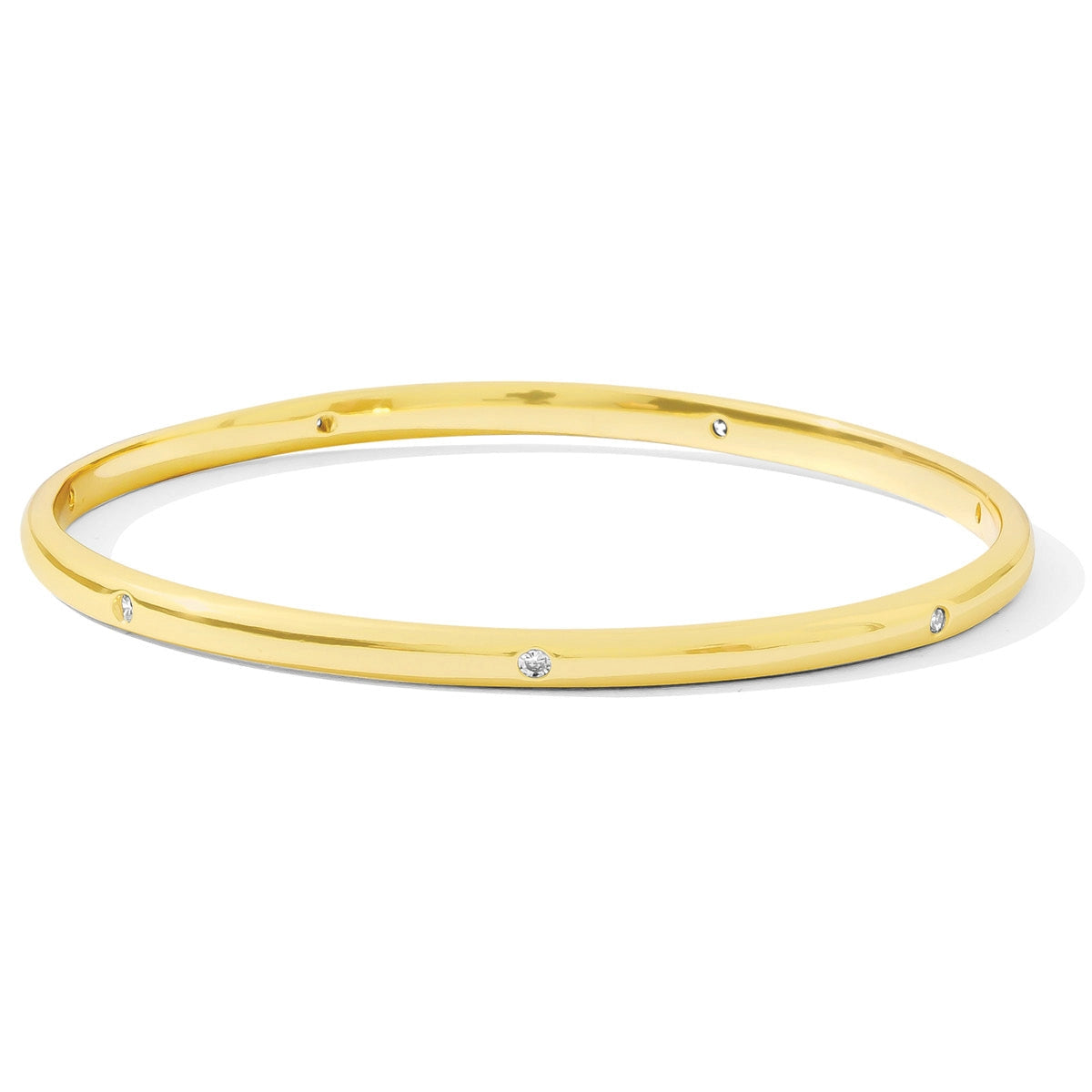 Cubic Zicronia Accented Bangle B7754