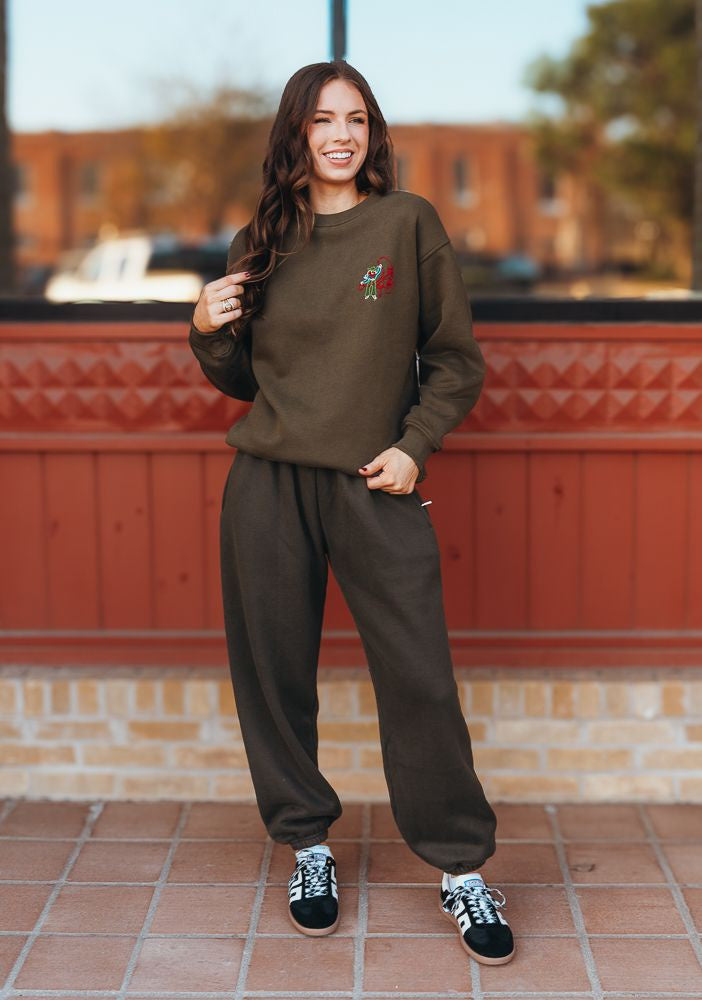 Olive Green Sweatpants BRP3190