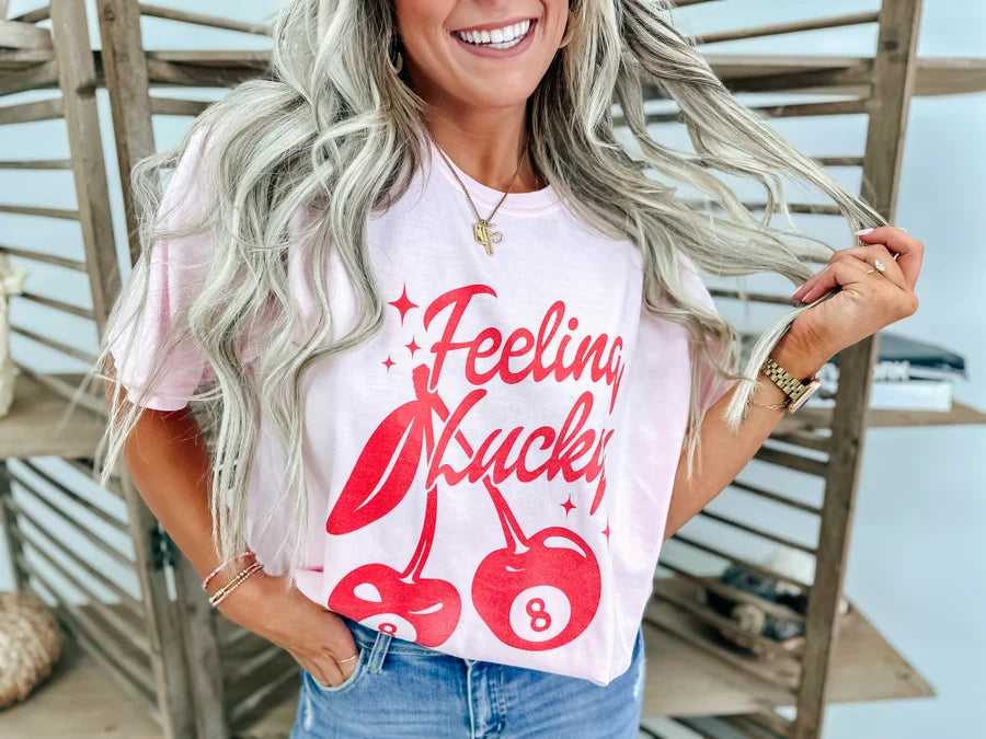 Feeling Lucky Tee Blossom