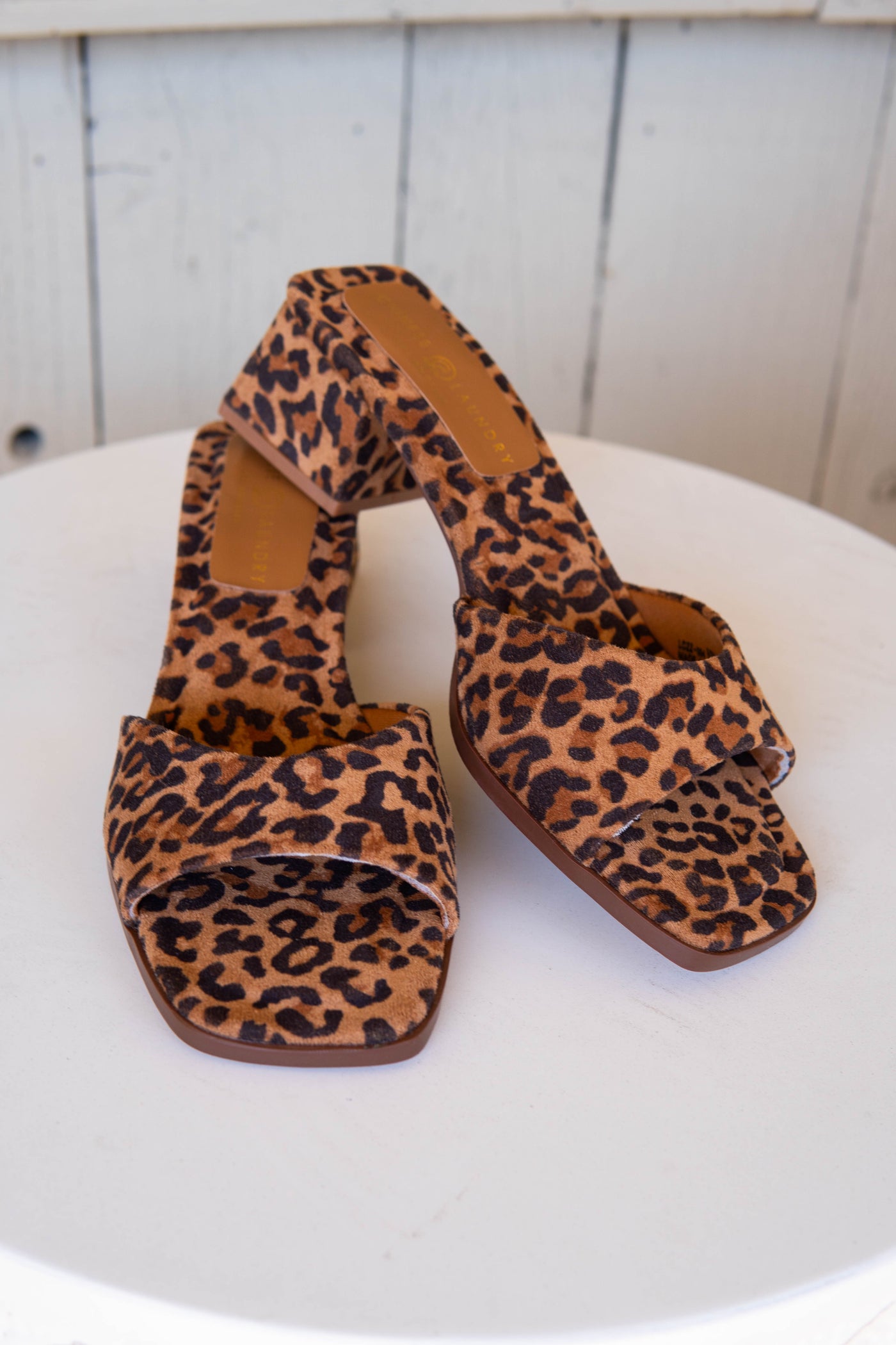 Liinda Heel Leopard Camel