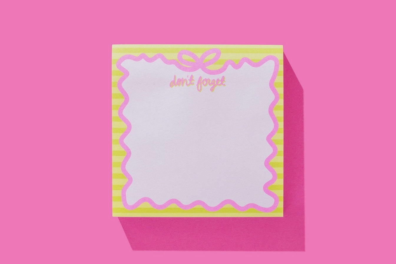 "Don't Forget" Sticky Notes Pad