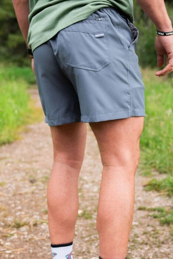 Burlebo  Everyday Shorts River Rock Grey